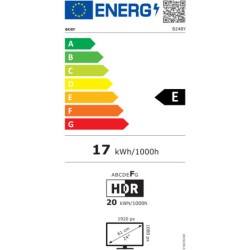 Écran Acer B248Y 23,8" Full HD 75 Hz 240 Hz