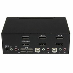 2-Port KVM Switch Startech SV231DPDDUA Black