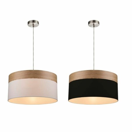 Ceiling Light DKD Home Decor White Black Multicolour Silver Natural Metal 50 W Scandi 220 V 30 x 40 cm 38 x 38 x 25 cm (2 Units)