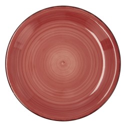 Assiette plate Quid Vita Céramique Rouge (Ø 27 cm) (12 Unités)