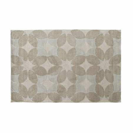 Teppich DKD Home Decor Beige Polyester Baumwolle Kreise (120 x 180 x 0.9 cm)