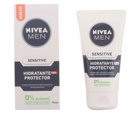 Feuchtigkeitscreme Nivea Men Sensitive SPF15 75 ml Spf 15 (75 ml)