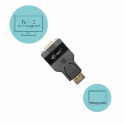 Adaptateur DisplayPort vers VGA i-Tec DP2VGAADA            Noir