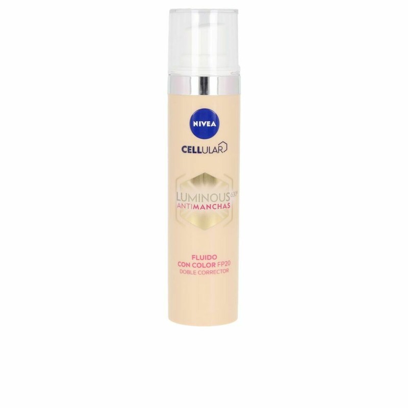 Hydrating Cream with Colour Nivea Luminous Antimanchas Spf 20 40 ml