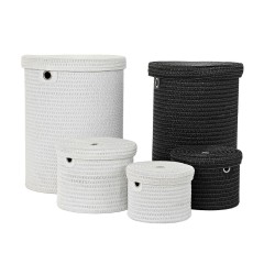 Set de basket DKD Home Decor polypropylène (5 pcs) (42 x 42 x 53 cm)