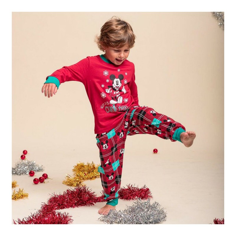 Pyjama Enfant Mickey Mouse Rouge