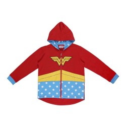 Sweat à capuche enfant Wonder Woman Rouge