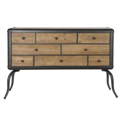 Chest of drawers DKD Home Decor Fir Metal (129 x 42 x 79 cm)