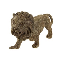 Deko-Figur DKD Home Decor Gold Kolonial Löwe 30 x 9,4 x 16,7 cm