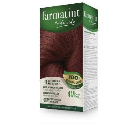 Permanent Dye Farmatint 4m-Castaño Caoba Gel