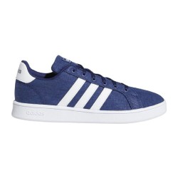 Chaussures de Sport pour Enfants Adidas Grand Court Bleu foncé