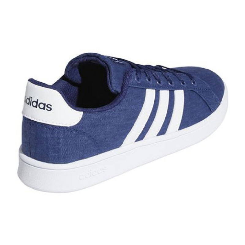 Chaussures de Sport pour Enfants Adidas Grand Court Bleu foncé