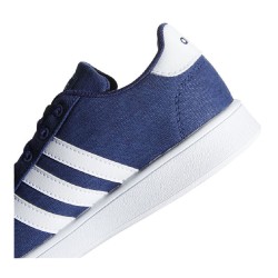 Chaussures de Sport pour Enfants Adidas Grand Court Bleu foncé