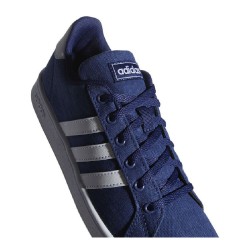 Chaussures de Sport pour Enfants Adidas Grand Court Bleu foncé