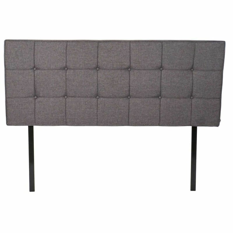 Kopfende des Betts DKD Home Decor Grau Kautschukholz 160 x 7 x 65 cm