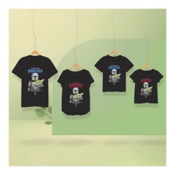 Kurzarm-T-Shirt für Kinder The Mandalorian Schwarz