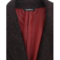 Costume National Luxuriöser Pullover mit gestreiftem V-Ausschnitt