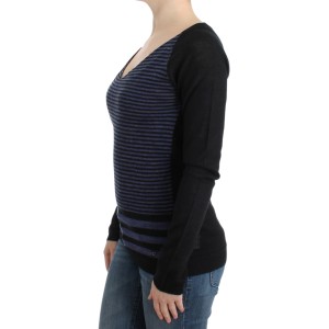 Costume National Schicker blauer Minirock mit seitlichem Reißverschluss