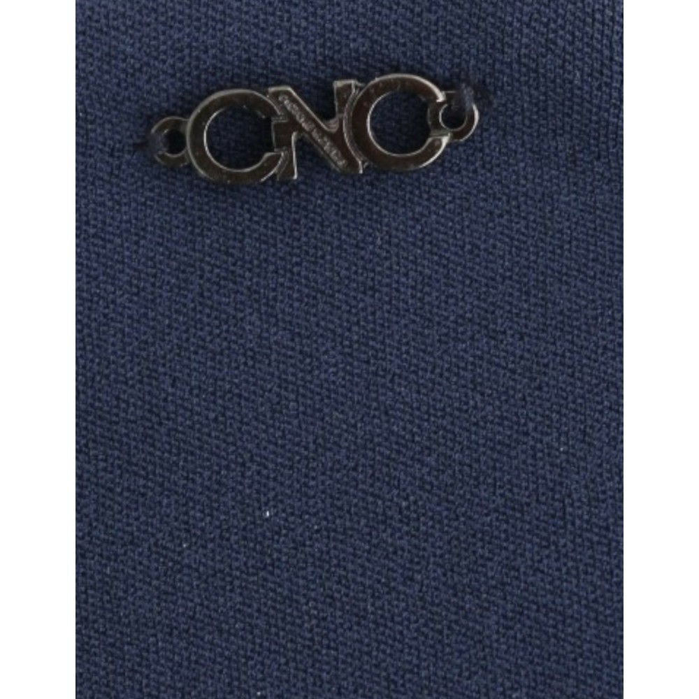 Costume National Schicker blauer Minirock mit seitlichem Reißverschluss