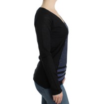 Costume National Schicker blauer Minirock mit seitlichem Reißverschluss