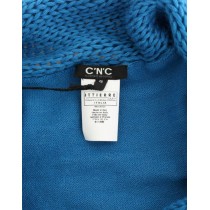 Costume National Schicker blauer Minirock mit seitlichem Reißverschluss