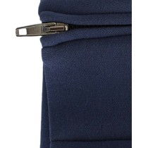 Costume National Schicker blauer Minirock mit seitlichem Reißverschluss