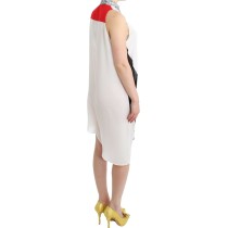 Costume National Hemdkleid mit asymmetrischem Saum und Knopfleiste