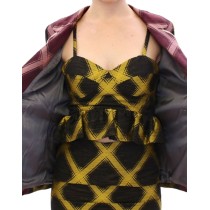 Costume National Hemdkleid mit asymmetrischem Saum und Knopfleiste