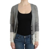 Costume National Schicke graue leichte Strickjacke