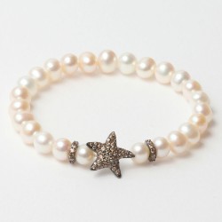 Ladies' Bracelet Lancaster JLA-BR-STAR-4-WH 16 mm