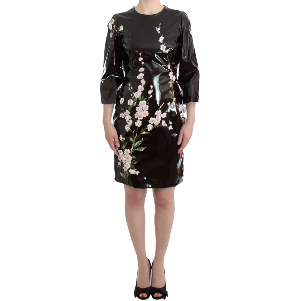 Dolce & Gabbana Elegantes, floral verschönertes Etuikleid