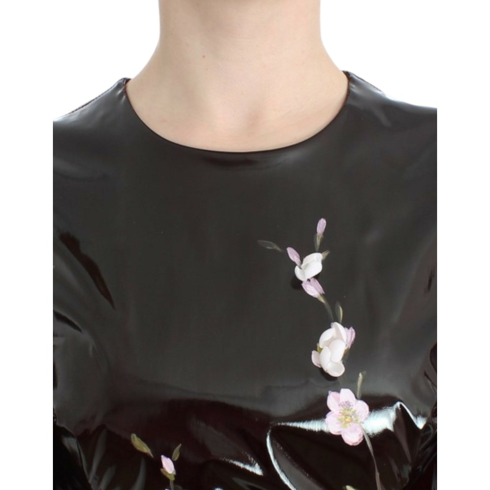 Dolce & Gabbana Elegantes, floral verschönertes Etuikleid