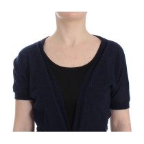 Ermanno Scervino Schicker grüner Cropped Cotton Sweater