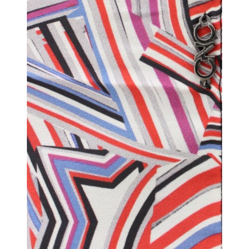 Costume National Schickes ärmelloses Multicolor-Top