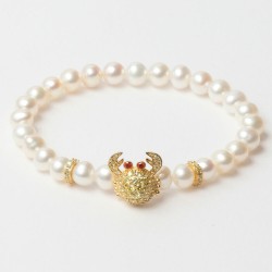 Ladies' Bracelet Lancaster JLA-BR-CRAB-6-WH 16 mm