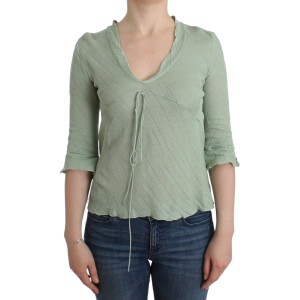 Ermanno Scervino Schickes grünes Stricktop - Ätherische Eleganz