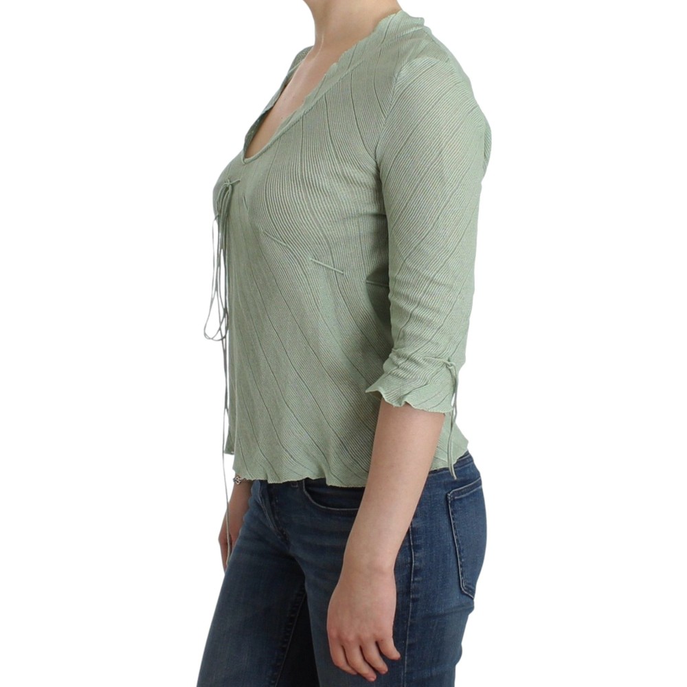 Ermanno Scervino Schickes grünes Stricktop - Ätherische Eleganz