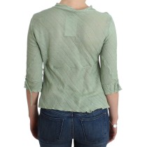 Ermanno Scervino Schickes grünes Stricktop - Ätherische Eleganz