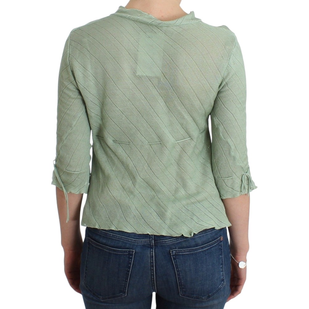 Ermanno Scervino Schickes grünes Stricktop - Ätherische Eleganz
