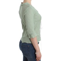Ermanno Scervino Schickes grünes Stricktop - Ätherische Eleganz