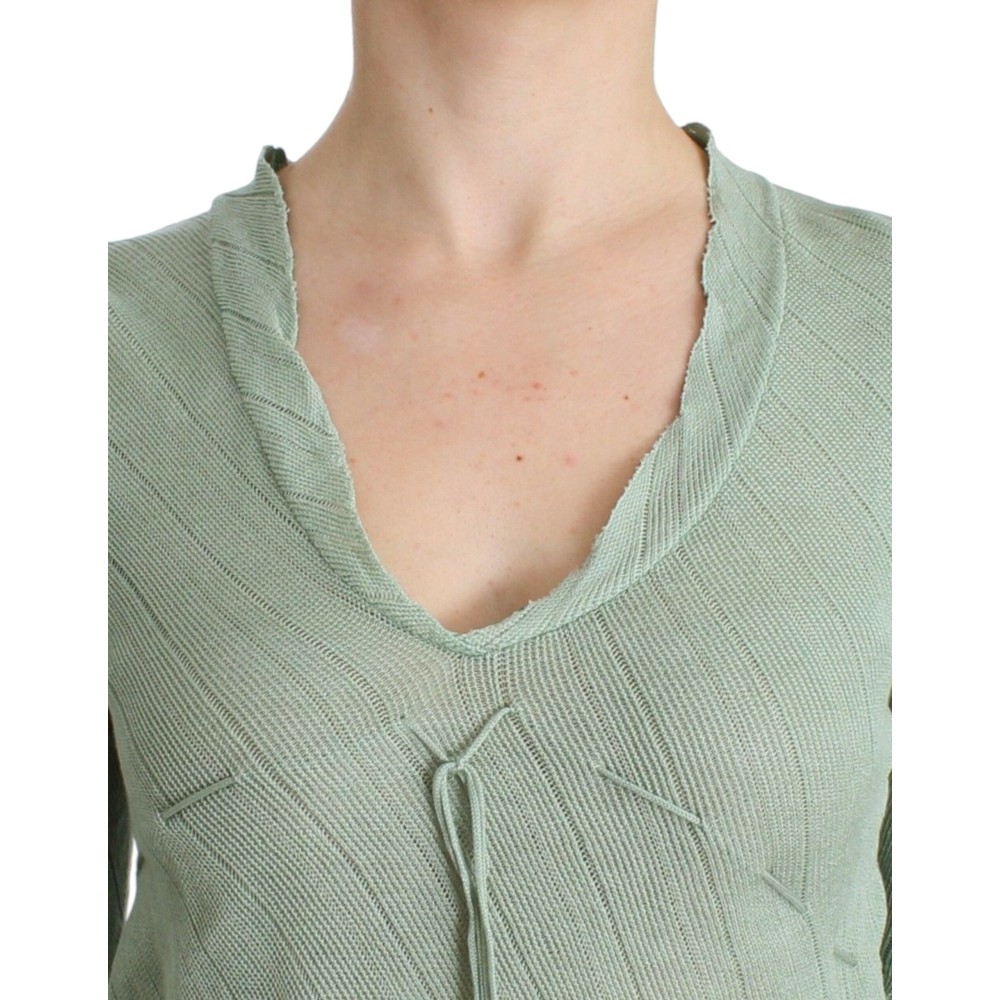 Ermanno Scervino Schickes grünes Stricktop - Ätherische Eleganz