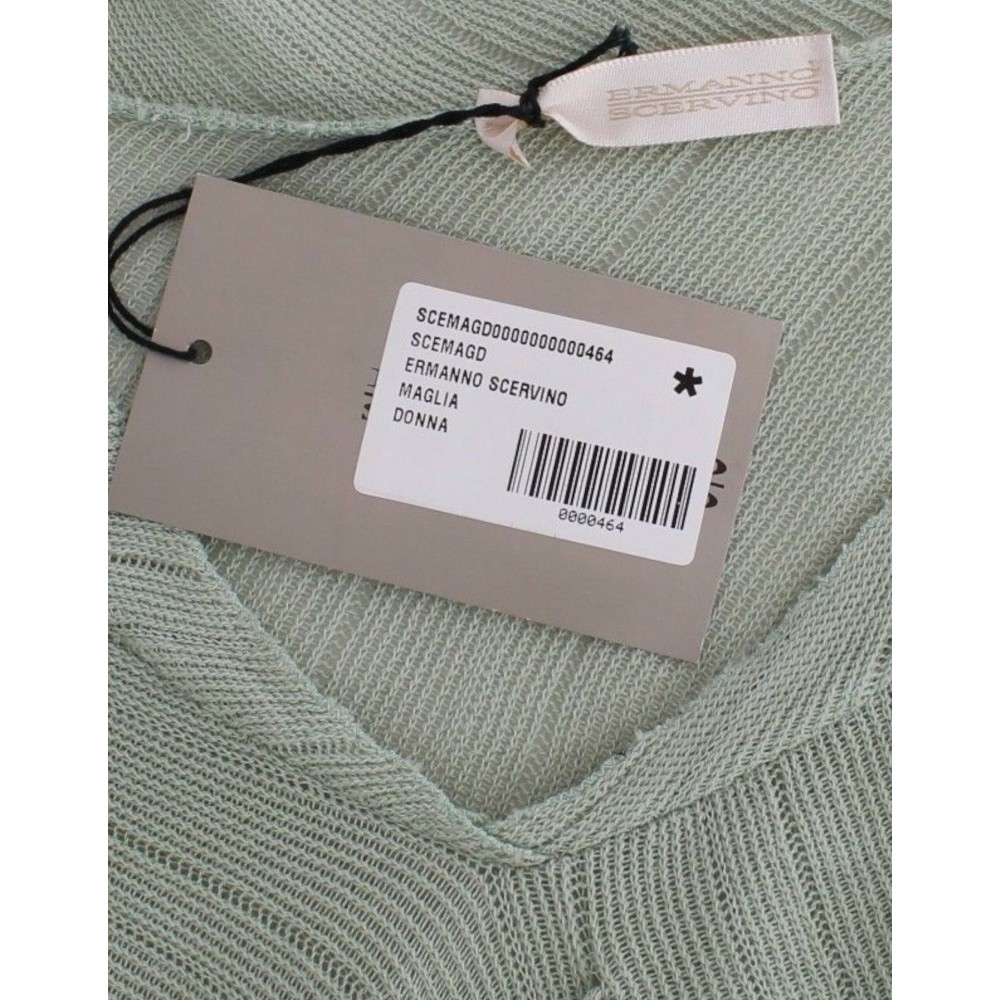Ermanno Scervino Schickes grünes Stricktop - Ätherische Eleganz