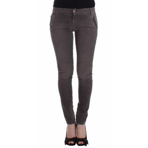 Costume National Schicker Minirock aus Wollmischung in Grau