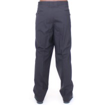 Dolce & Gabbana Elegante plissierte Hose aus schwarzer Wolle