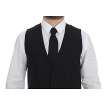 GF Ferre Schicke blaue K-Way Jacke mit Kunstfell-Akzent