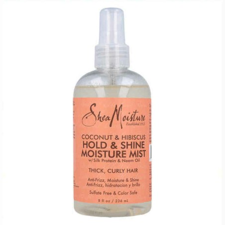 Spray après-shampooing Shea Moisture Coconut & Hibiscus Cheveux bouclés (236 ml)