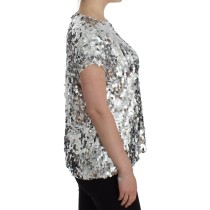 Dolce & Gabbana Gelb & Grau gestreifter Pullover in Übergröße