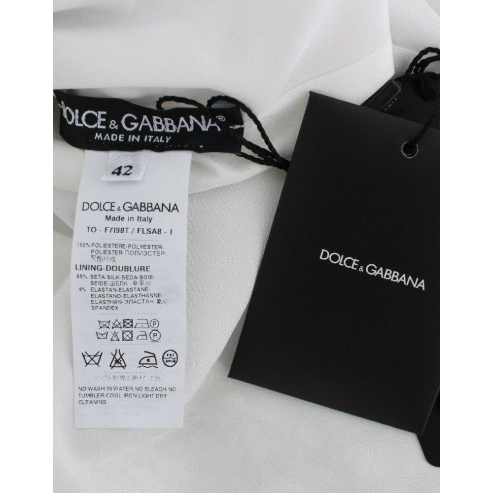 Dolce & Gabbana Enchanted Sicily Abendbluse mit Pailletten