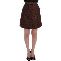 Dolce & Gabbana Eleganter Bubble Rock aus Brokat