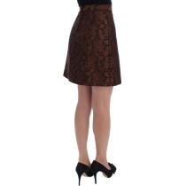 Dolce & Gabbana Eleganter Bubble Rock aus Brokat